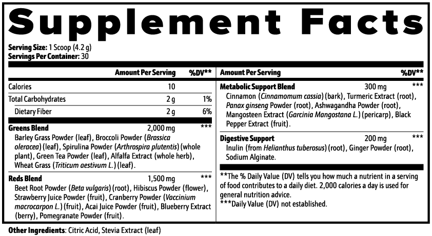 Serenity Daily Greens